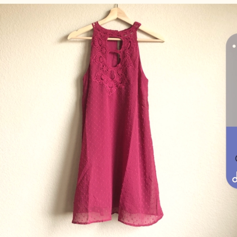 Jun Ivy Swiss Dots Dress